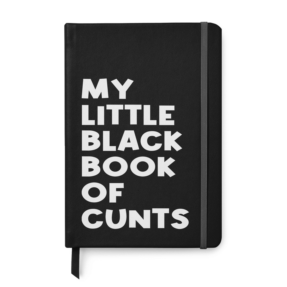 Little Black book of Cunts Leather Notebook #1 image